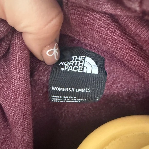 The North Face Maroon Women's Hoodie - Picture 3 of 3
